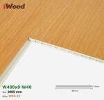 Nhựa PVC Vân Gỗ W400x9 Iwood W40-33