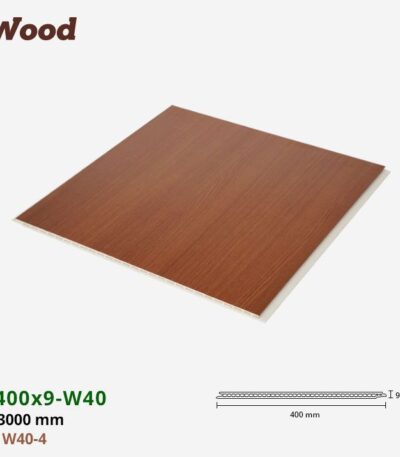 Nhựa PVC Vân Gỗ W400x9 Iwood W40-4