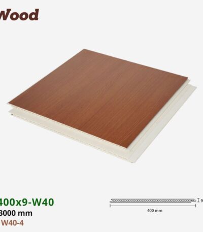 Nhựa PVC Vân Gỗ W400x9 Iwood W40-4