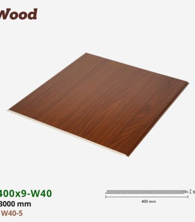 Nhựa PVC Vân Gỗ W400x9 Iwood W40-5