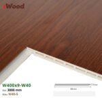 Nhựa PVC Vân Gỗ W400x9 Iwood W40-5