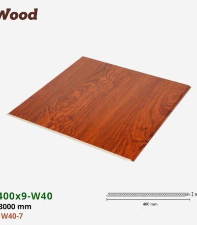 Nhựa PVC Vân Gỗ W400x9 Iwood W40-7