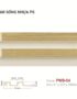 Tấm Ốp Nhựa Lam Sóng PS Vân Gỗ Kem PWB-04