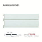 Tấm Ốp Lam Sóng Nhựa PS PWM-03
