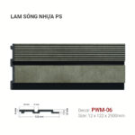 Lam Sóng Nhựa PS 122×12 PWM-06 Ốp Tường Hiện Đại