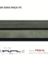 Lam Sóng Nhựa PS 122×12 PWM-06 Ốp Tường Hiện Đại