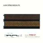 Tấm Ốp Nhựa PS Lam Sóng Hoa Văn Hy Lạp Vàng Kim