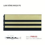 Lam Sóng Nhựa PS PWN-03 12x130mm