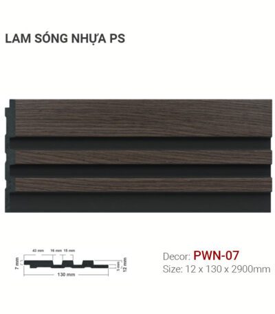 Lam Sóng Nhựa PS 130×12 PWN-07