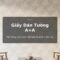 Giấy dán tường A+A - phổ thông linh hoạt, đa dạng mẫu mã và màu sắc cho gia chủ