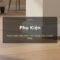Phụ kiện sàn gỗ Vua Gỗ - len chân tường, nẹp sàn, xốp lót đầy đủ