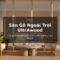 Sàn gỗ ngoài trời UltrAwood phủ UltraShield - vân gỗ chân thực, bền bỉ với thời tiết