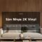 Sàn nhựa 2K Vinyl Vua Gỗ - lớp keo dán sẵn mặt sau, lắp đặt cực nhanh, vân gỗ ấm cúng