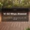 Vỉ gỗ nhựa Atwood Vua Gỗ - bề mặt composite ép đùn, đế khóa hèm chắc chắn