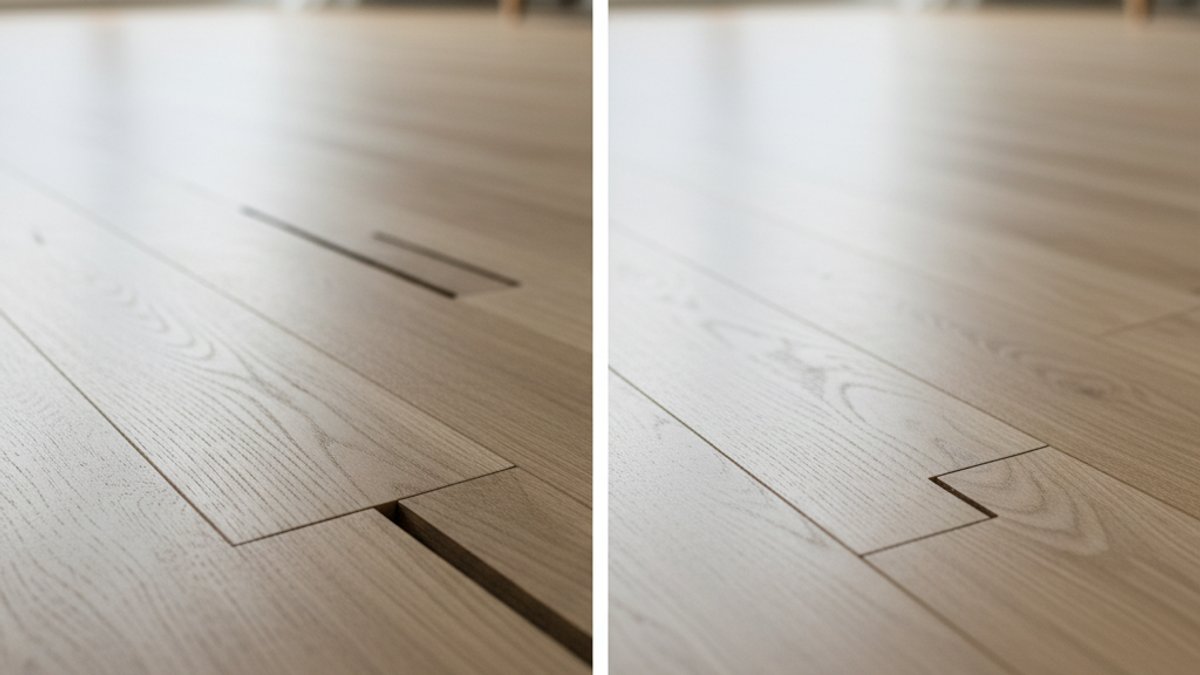 Tự Lắp Sàn Gỗ Hay Thuê Thợ Chuyên Nghiệp: Đâu Là Lựa Chọn Tối Ưu Cho Bạn? So Sánh Mạch Ghép Sàn Gỗ Hở Và Khít