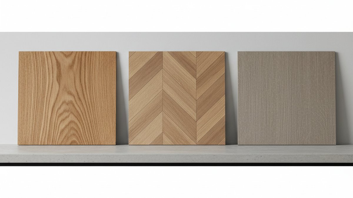 Ba Mẫu Gỗ Với Vân Khác Nhau