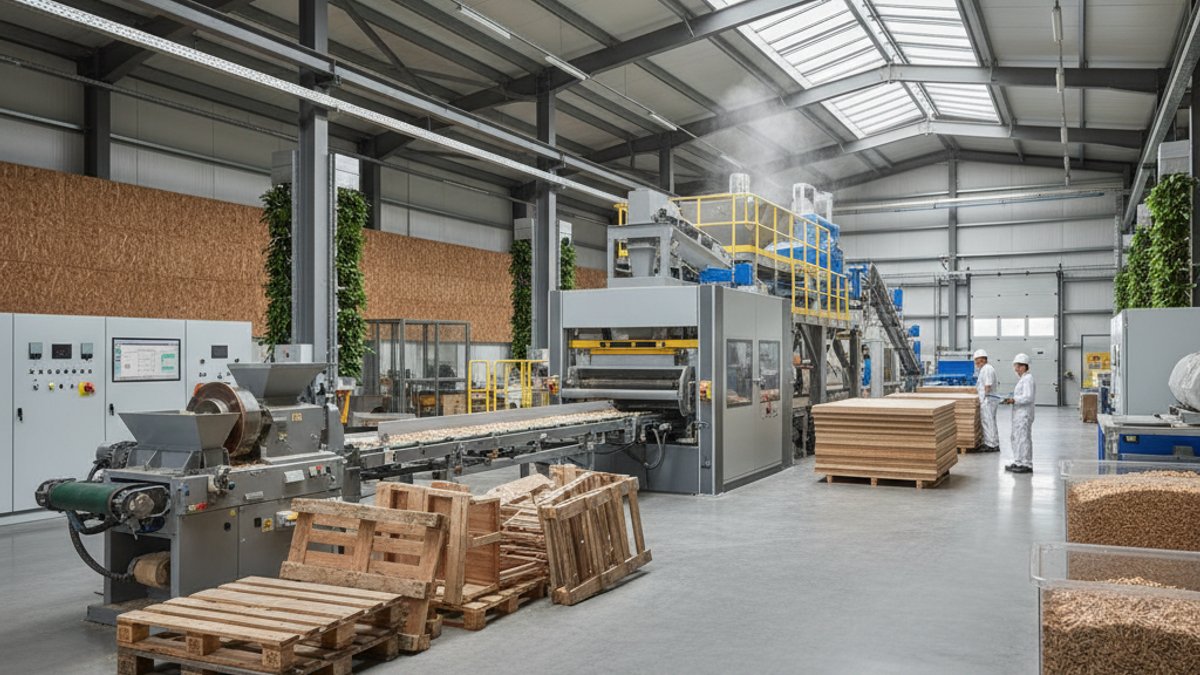 Tái Chế Gỗ Cũ: Biến Phế Liệu Thành Tài Nguyên Xanh Cho Ngôi Nhà Việt Nhà Máy Tái Chế Gỗ, Sản Xuất Vật Liệu Mới