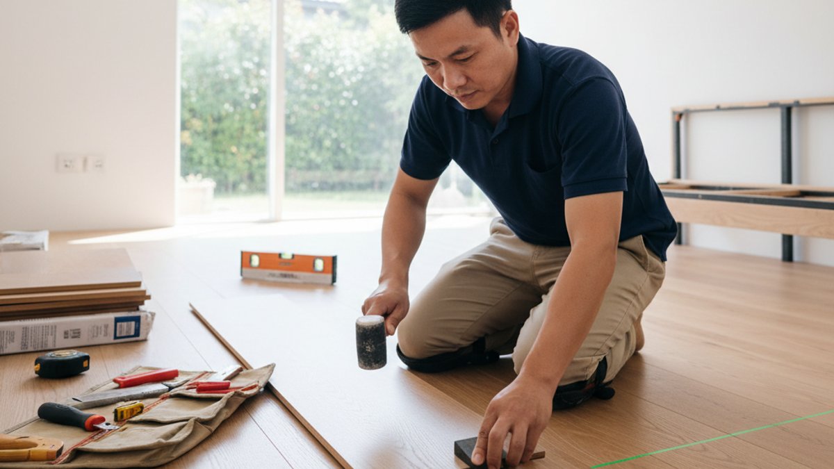 Sàn Gỗ Nào Bền Nhất? Đánh Giá Tuổi Thọ &Amp; Bí Quyết Kéo Dài Độ Bền Cho Sàn Nhà Thợ Thi Công Sàn Gỗ Chuyên Nghiệp