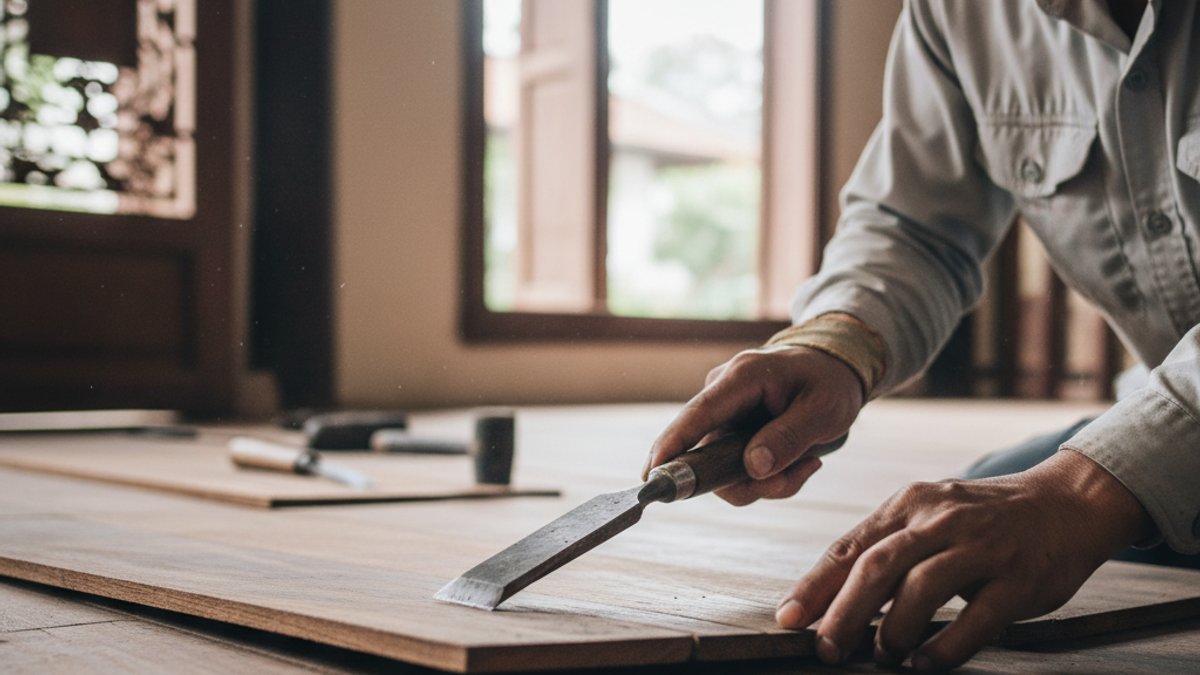 Thợ Sửa Chữa Sàn Gỗ Bị Cong Vênh