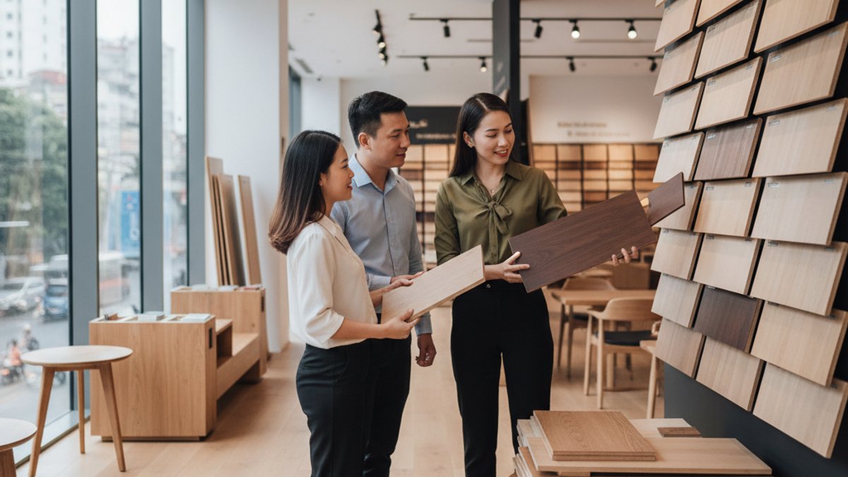 Tư Vấn Chọn Gỗ Chống Ẩm Cho Khách Hàng